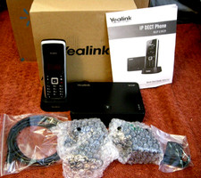 YEALINK W52P Cordless IP DECT Phone Handset Set w/ Base Station  Cables NEW