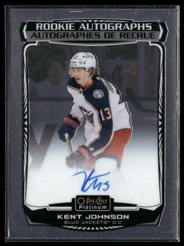 2022-23 O.P.C.Platinum Rookie Autographs Kent Johnson Columbus - Picture 1 of 2