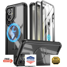 Poetic Guardian Samsung S24 Plus Case 6.7" w/Built-in Camera Stand