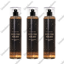 Bath Body Works INTO THE NIGHT Fine Fragrance Mist Spray 8oz - Lot of 3