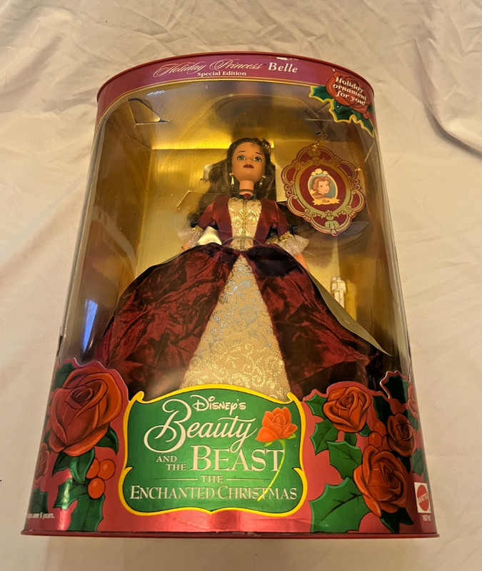 Holiday Princess Belle Special Edition Barbie Doll 1997 Mattel #16710 Disney SIB