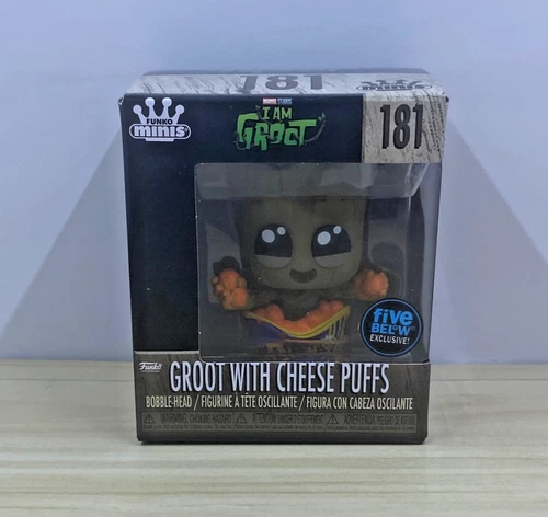 Funko Minis Marvel I Am Groot Lot #181  - Groot w/Cheese Puffs Five Below Excl.