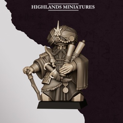 Marduk Sorcerer - Sons of Marduk - 32mm/28mm - Highlands Miniature