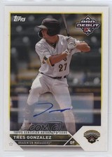 2023 Topps Pro Debut Auto Tres Gonzalez #PD-191 Auto 10w8