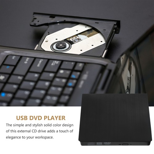 USB 3.0 Type-C External CD DVD ROM Disc Drive Burner Reader Player 11 10 - Afbeelding 6 van 12