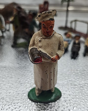 Barclay Toy Soldier B110 Cook Holding Roast B 110 Vintage Antique Dimestore Chef