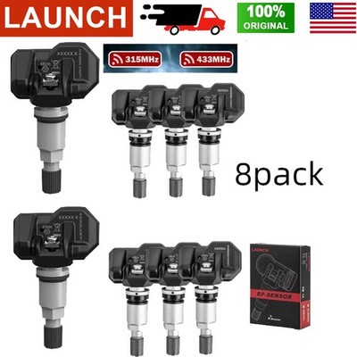 4/8X LAUNCH TPMS MX-Sensor 315MHz&433MHz 2in1 Auto Tire Pressure Sensor Metal