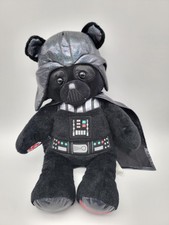 Build-A-Bear Workshop Star Wars Darth Vader Black Bear Plush Toy Cape Helmet