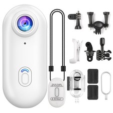 4K Mini Body Camera, Thumb POV Portable Body Cam Sports Action Camera Hands F...