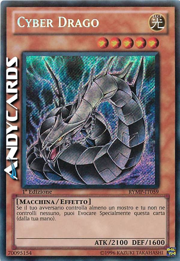 Cyber Dragon Secret Rare RYMP IT059 1st Edition Yugioh Card by ANDYCARDS