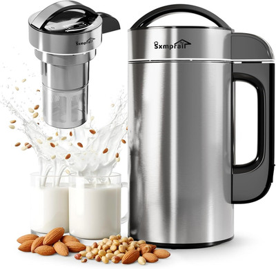 50Oz Almond Milk Maker - 8-in-1 Nut Milk Machine with Strainer Included