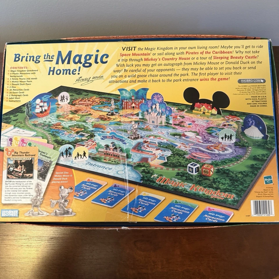 Disney The Magic Kingdom Board Game Parker Brothers 2004 - Image 2 of 4