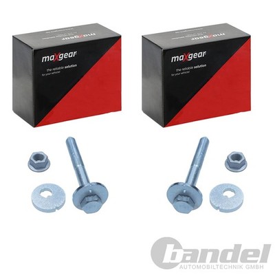 2X MAXGEAR STURZKORREKTURSCHRAUBEN HINTEN PASSEND FÜR NISSAN NAVARA NP300