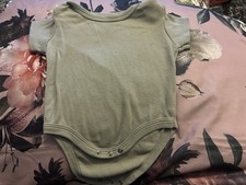 Baby Unisex Short Sleeve Bodysuit - Size 3-6Months