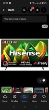 Hisense E78NQ 55" 4K Ultra HD QLED HDR Freely Smart TV - 55E78NQTUK