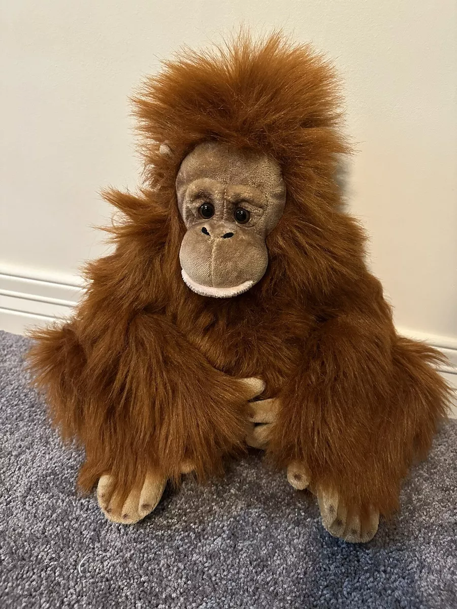 FAO Schwarz Orangutan Monkey Plush Stuffed Animal Realistic Lifelike Toys R Us