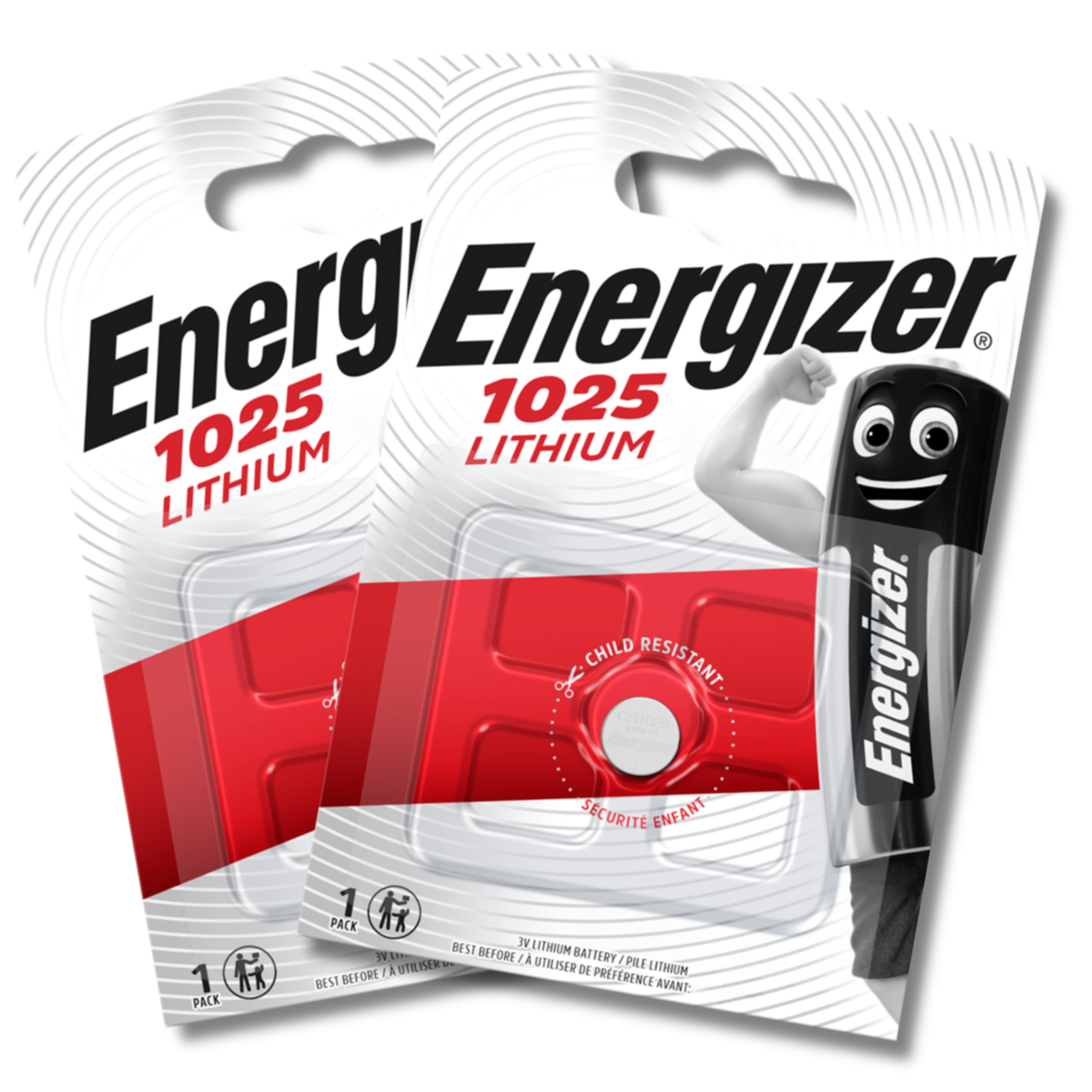 2x ENERGIZER CR1025 1025 Batteries 3V Lithium Coin Cell DL1025 *EXPIRY 07/2029*