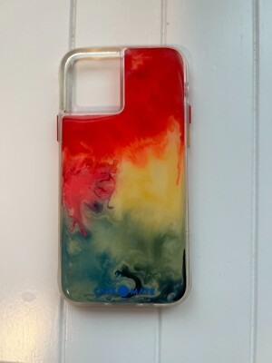 Case-Mate Tough Watercolor Case for Apple iPhone 11 Pro - Rainbow Splash/Clear