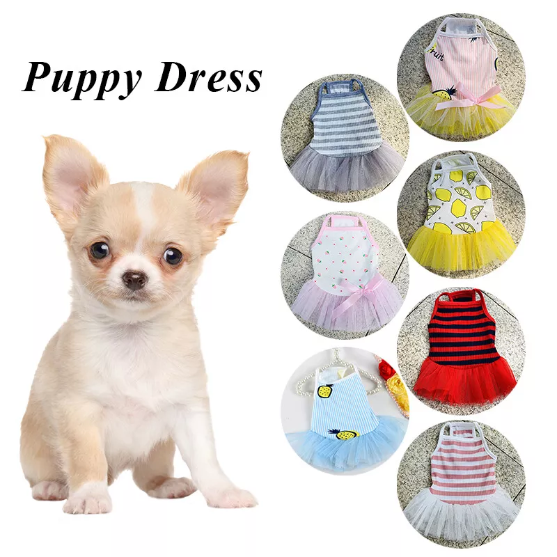 Dog Skirt Pet Tutu Dress Small Dog Princess Dress Chihuahua Puppy