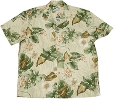 Paradise Found Men's Monstera Orchid Hawaiian Shirt