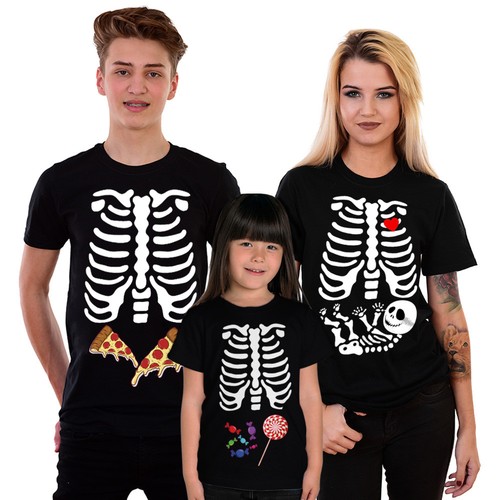 Skeleton Matching Family T-Shirt 