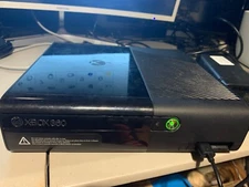 Xbox 360 E black console for parts only read description 