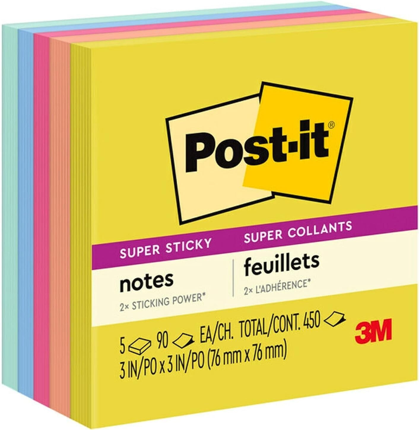 Post-it Super Sticky Notes 3