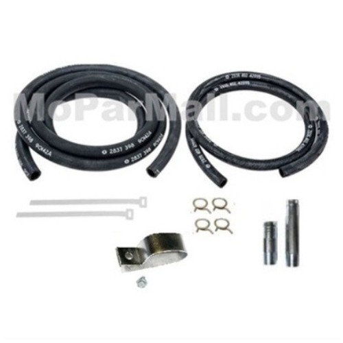 11pc MoPar Script Heater Hose Bracket Fitting Set for 19631966 A