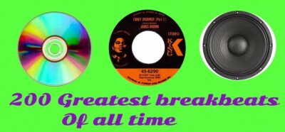 200 Greatest Break Beats Of All Time Emu CD Rom Sampler Open Drums Only Sample
