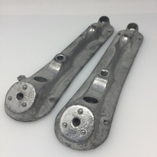 Set of 2 Matching Pacer Roller Skate Plates Size 5 - One Plate Has a Stuck Bolt