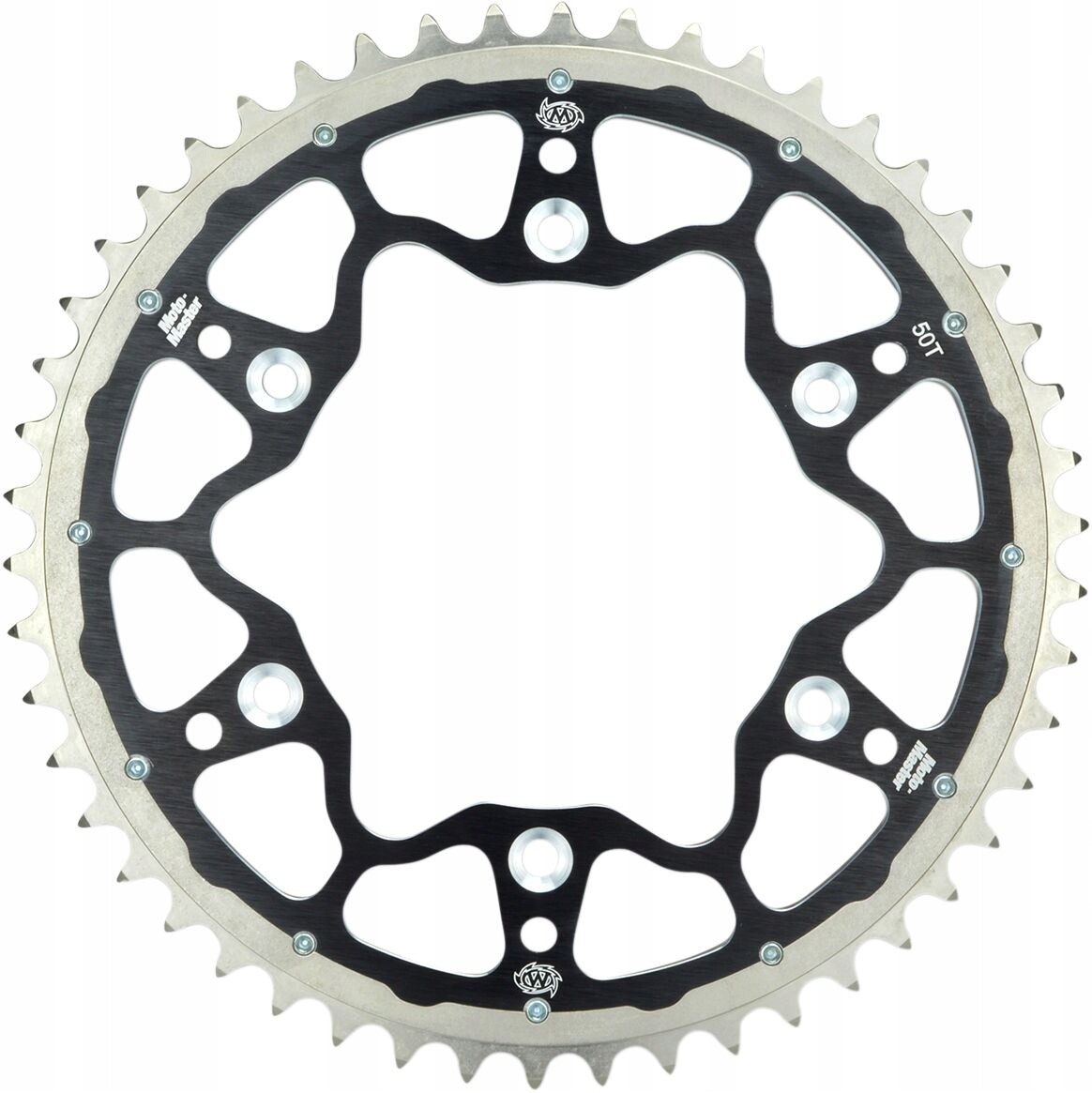 Couronne arrière 52 dents noire pour résoudre l'usure de transmission Honda