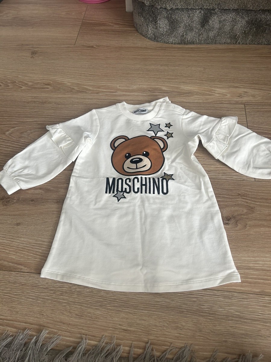 Baby Girl Genuine Moschino Jumper Dress 18-24months UK