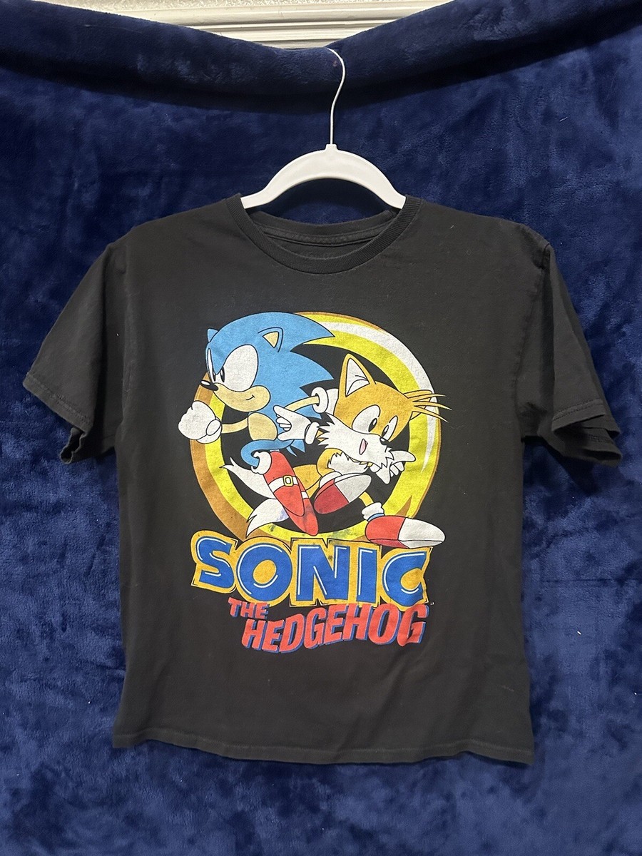Sonic The Hedgehog Running T-Shirt - Child Size Large Anime Games