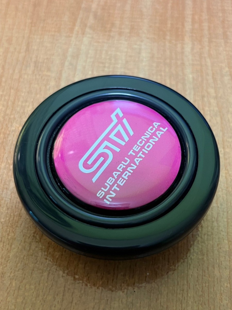 ナルディ　ホーンボタン　SUBARU STI STI SUBARU PINK JDM Horn Button for SPARCO OMP MOMO NARDI