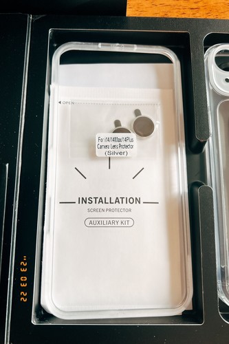5-in-1 LK for iPhone 14 Max/Plus Case 2 Pack Tempered Glass Screen Protector - Picture 10 of 10