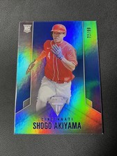 2020 Panini Titanium Shogo Akiyama Rare RC Lot. Blue /99🔥Base Cincinnati Reds