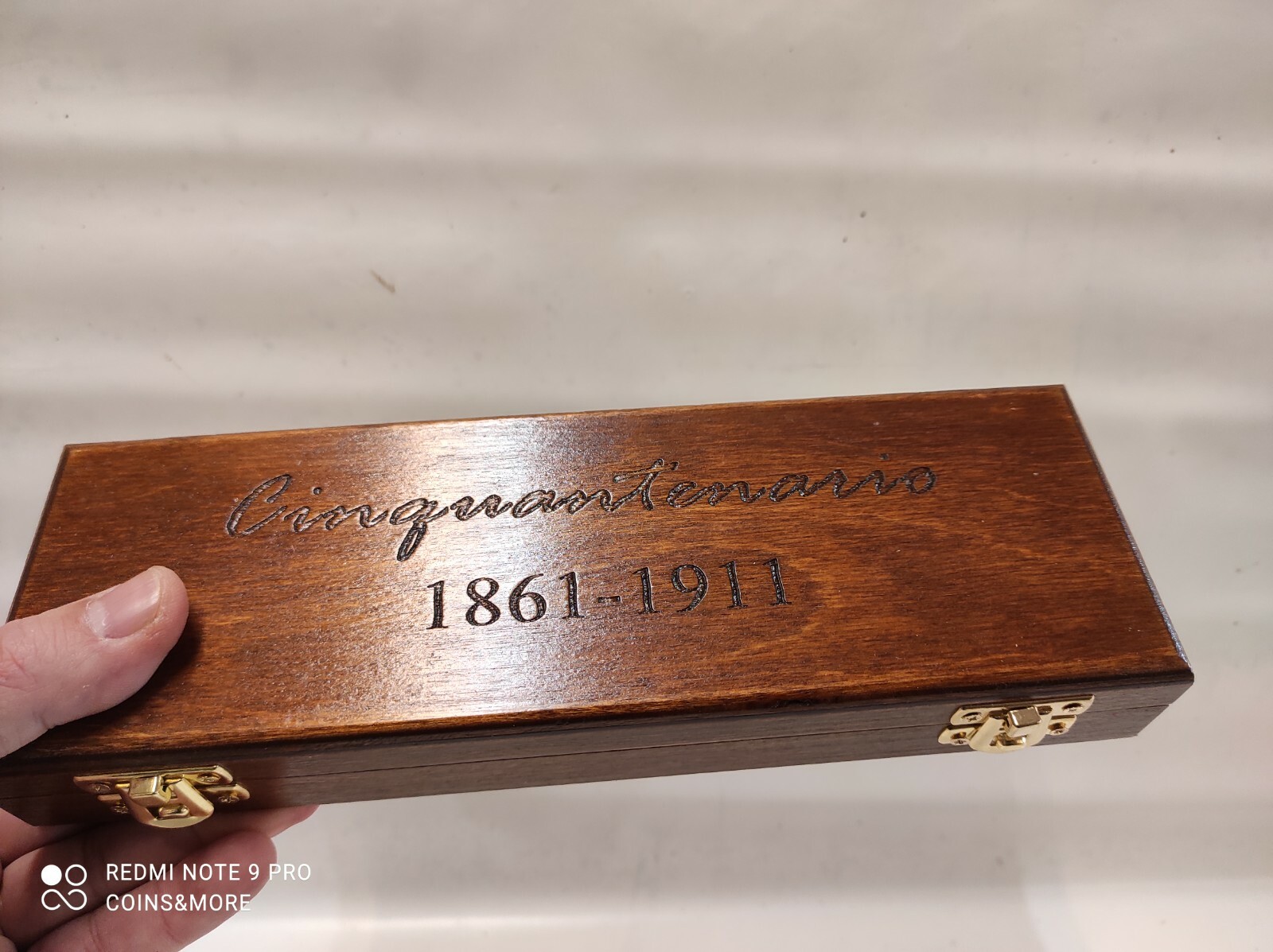 Caja Estuche Madera para Serie Cinquantenario - 4 Cartones MM | eBay