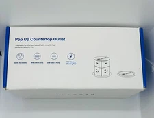 Automatic Pop Up Counter Top Outlet With Wireless Charger 4 AC 2 USB A 2 USB C