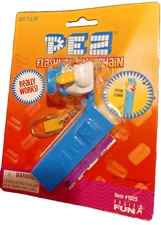 PEZ CLOWN, flashlight keychain BASIC FUN FACTORY SEALED