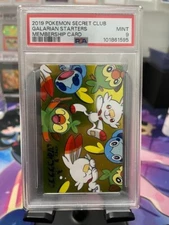 2019 Pokemon Card Secret Club MEMBERSHIP Card PROMO Japan GALARIAN STARTERS psa