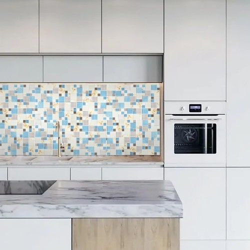 Beachy House Wall Tile Marine Animals Icon for Backsplash Bath Shower Pack of 5 - Picture 11 of 12