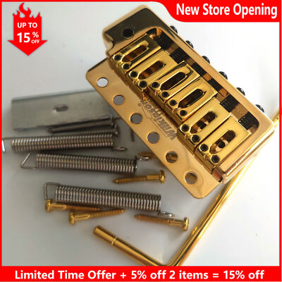 Gold Wilkinson WOV09 Silver Double Pendulum Tremolo System Bridge