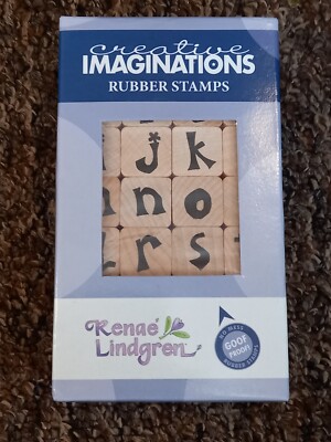 Hipster Kleinbuchstaben Alphabet Stempel - Creative Imaginations - Renae Lindgren