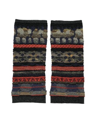 M.&KYOKO Pop Jacquard Arm Warmers Made in Japan