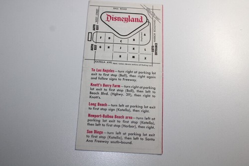 Vintage Walt Disney Disneyland Advertising brochure Ticket book prices  - Picture 2 of 4