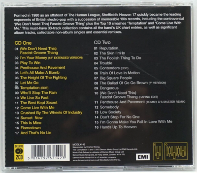 HEAVEN 17 : Play To Win (The Very Best) 2CD Album (2012 Music Club