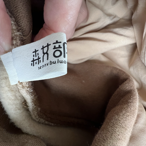 Sennvbuluo Teddybär Hoodie Damen Größe Medium Bauchtasche süß gebraucht, in einwandfreiem Zustand - Bild 12 von 14