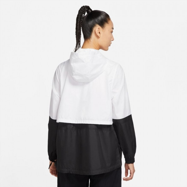 SACAI X NIKE Nike giacca con cappuccio da donna Sportswear Woven taglie forti AJ2984 102 allenamento sport 1X