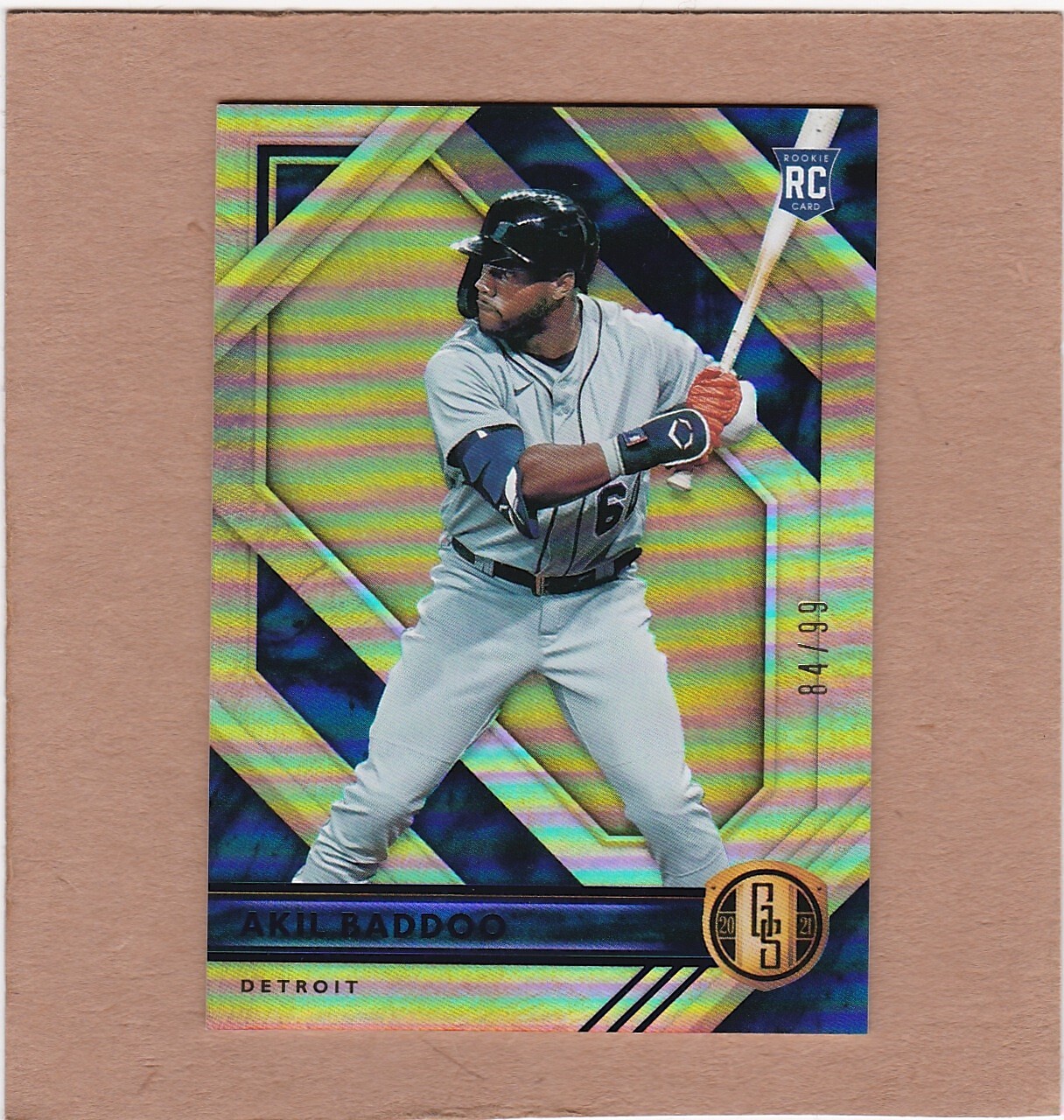2021 Akil Baddoo Rookie Rc #3 Blue Panini Chronicles Gold Standard 84/99.....NM