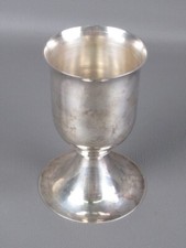 Calice argento placcato da cerimonia made in Italy soprammobile vintage XX Sec.